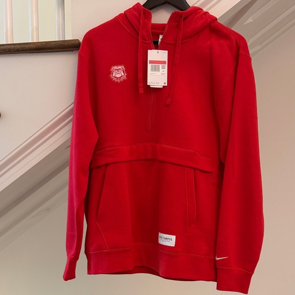 Nike Kids Bright Red Pullover Hoodie